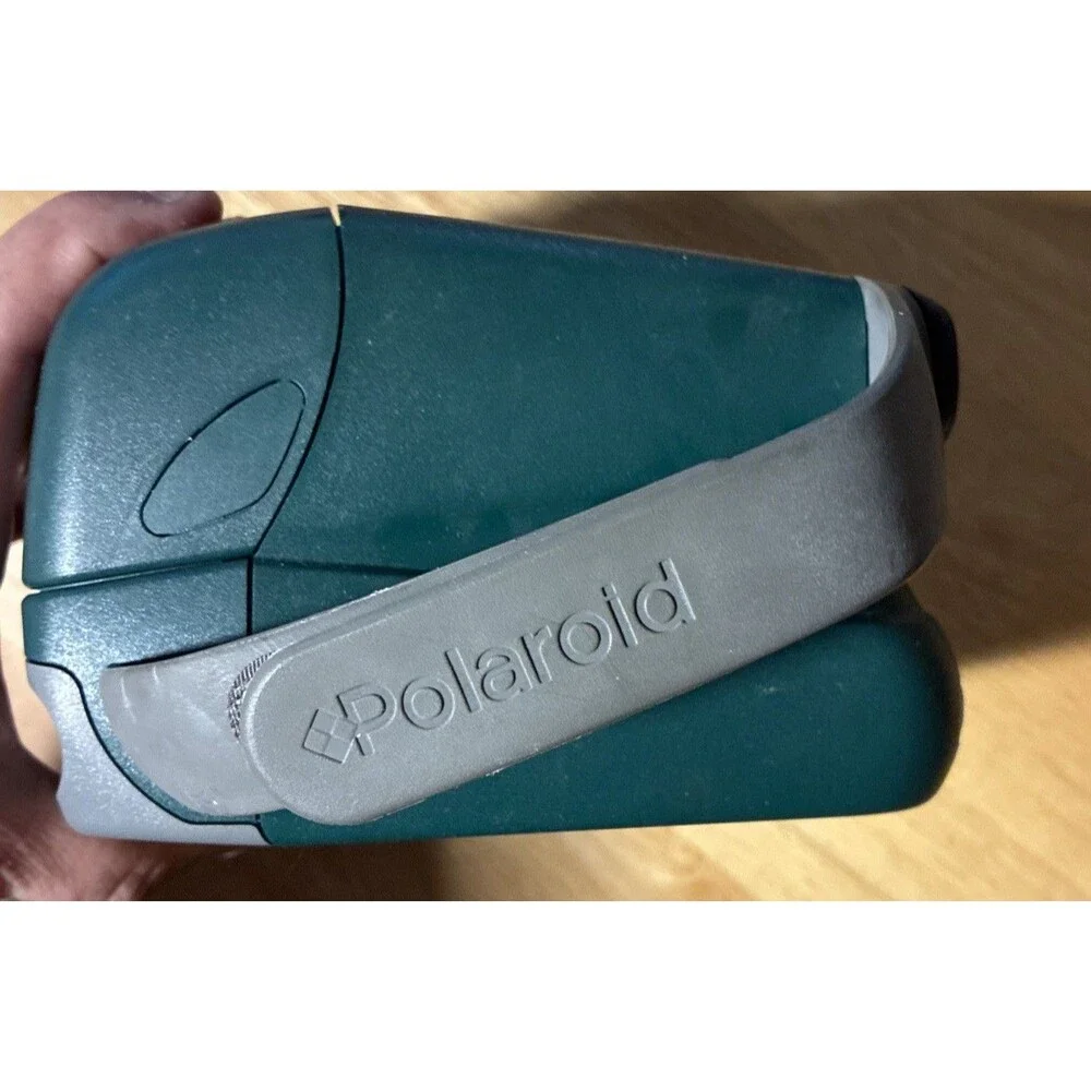 Vintage Polaroid 600 One Step Express Green Instant Film Camera